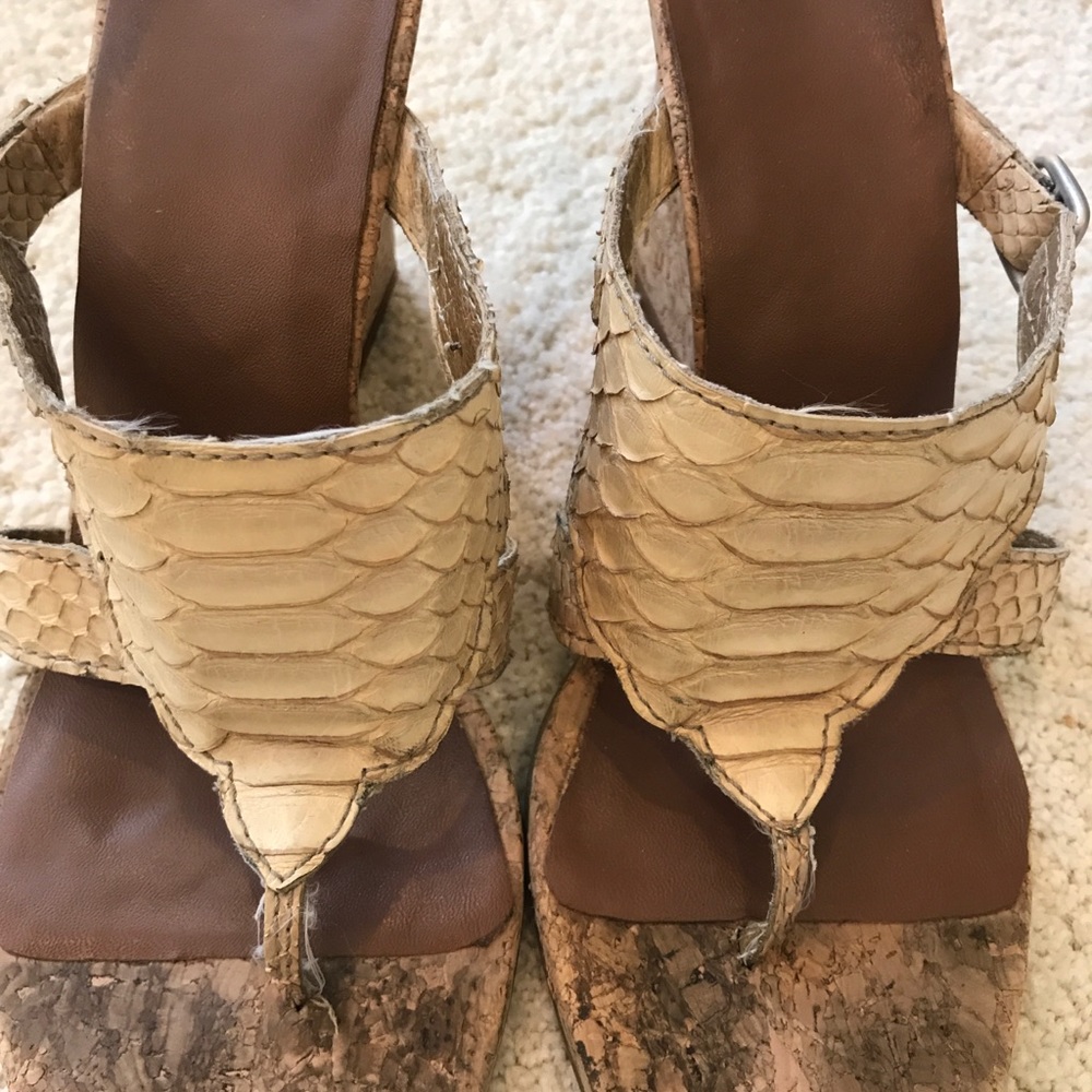 Delman Cork Wedge - Picture 6 of 7